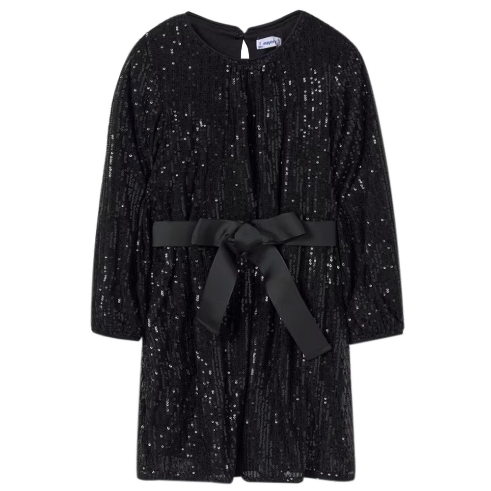 Mayoral Black Sequin Dress